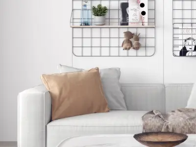 Hanger Art Decoration Combination Nordic 3D model