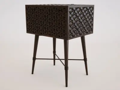 ARLOV II - Auxiliary Table Low-poly 3D model