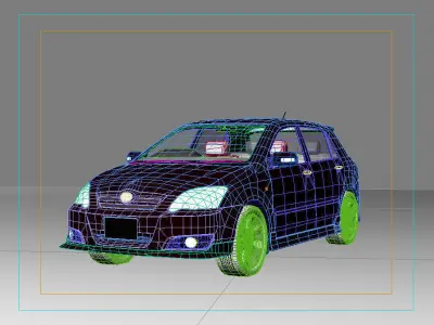 Toyota Allex full option full 3D model