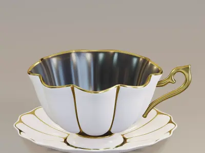 Vintage Royal Cup 3D model
