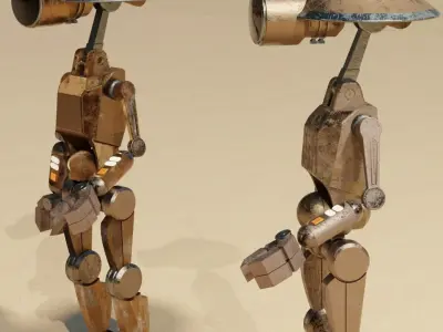Star Wars mechanic droid  Free 3D model