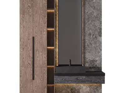 Luxury Bathroom 146 3D model
