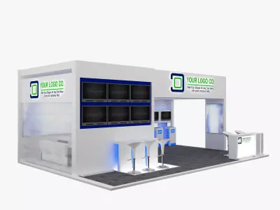 Booth Exhibition Stand a565a 3D model
