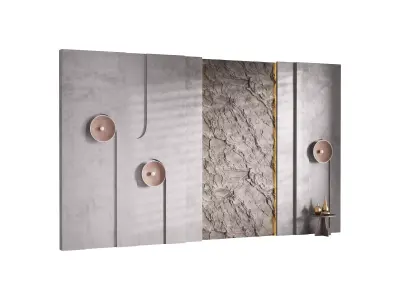 Decorative Wall panel  23 3D model