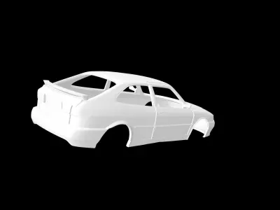 SAAB 9-3 viggen 3D print model