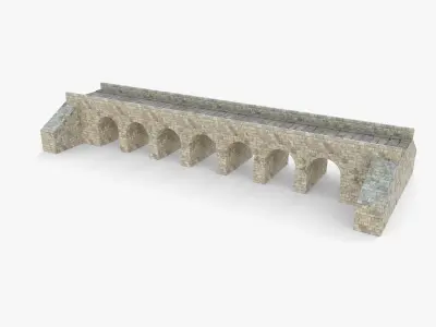 Bridge v2 Low-poly 3D model