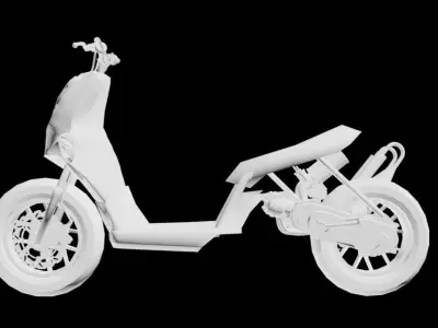 mbk stunt yamaha slider  3D print model