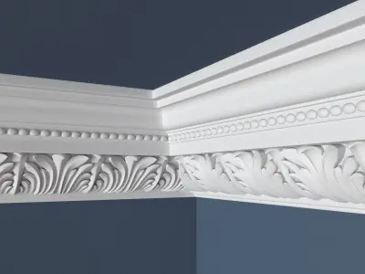 Decorative Crown Molding 3D model get