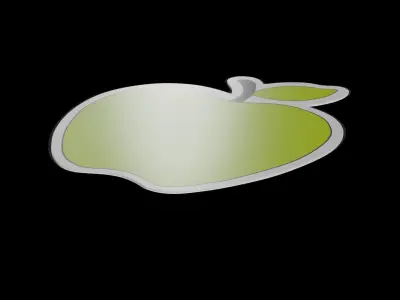 Car air fresheners Car Air Freshener - Fresh Apple Low-poly 3D model