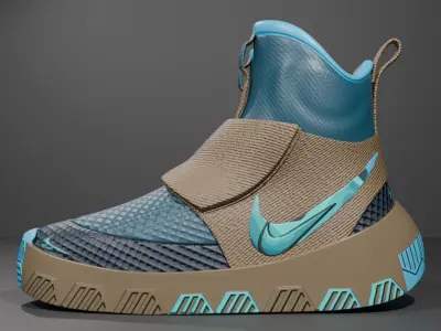 Nike shoe new 3D model