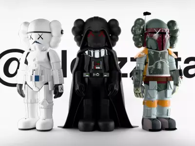 Kaws Mandalorian x Stormtrooper x Darth Vader for Print 3D print model