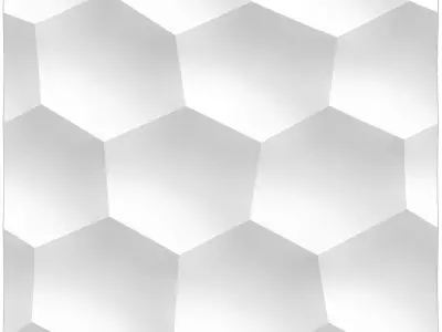 wall panel honeycomb large 3D model