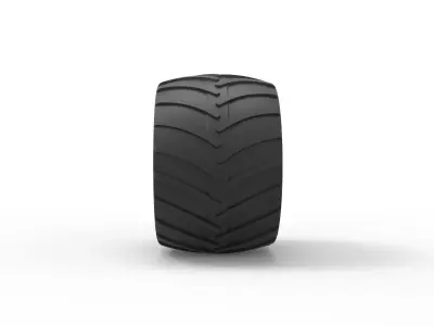 Offroad wheel 13 3D print model