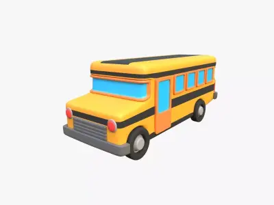 School Bus 3D model V1