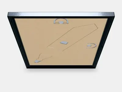 YLLEVAD picture frame Low-poly 3D model