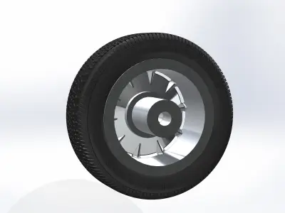 Wheel for scale model SVO 1984 3D print model