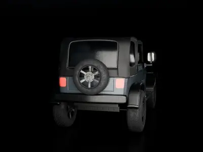 Jeep Wrangler 1995  3D model