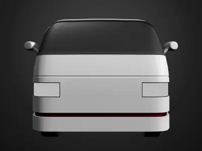 Simple van 25v07 3D model