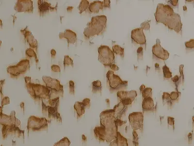 Chipped Paint Worn Metal Panel PBR Seamless Texture