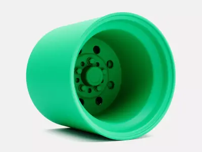 15x15 Weld Draglite Wheel and Brake 3D print model