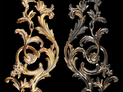 Classic carved 026 3D model