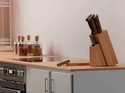 Kitchen 3D model get