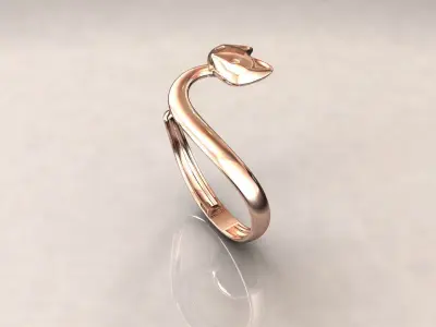 Cat ring 3D print model