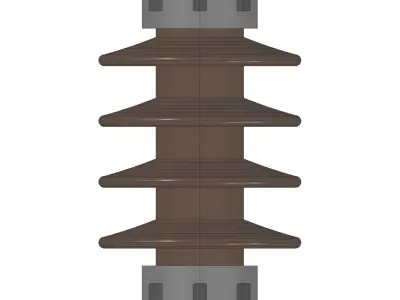 Voltage outdoor mounting insulator C4-125 Free 3D model