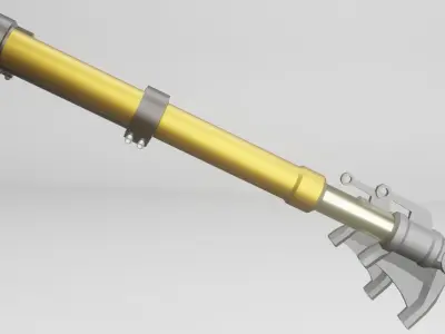Front Fork uspension Up Side Down for Motorcycle 3D model