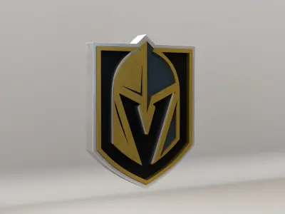 NHL Vegas Golden Knights Team Logo 3D model