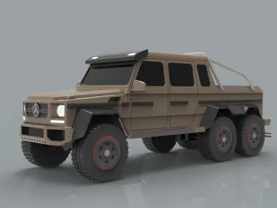 Mercedes Benz G63 3D print model