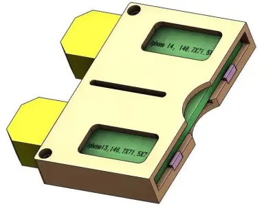 H MOBILE PHONE CONTAINER DESIGN PLAN FOR 3D PRINTING Free 3D print model