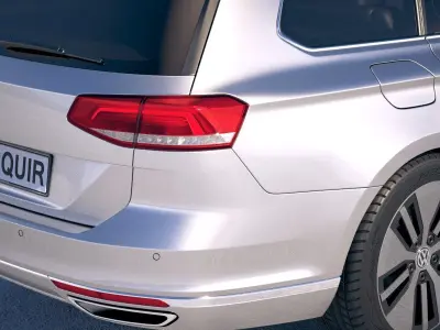 Volkswagen Passat Variant GTE 2018 3D model