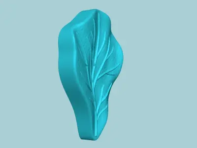 Hibiscus Flower Petal 02 - Moulding Artificial Craft 3D print model