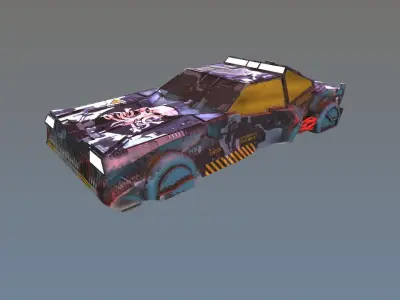 Cybercar prop car 3D model