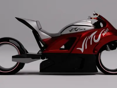 Electrice Bike future 3D model