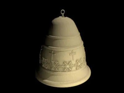 Christmas Bell Ornament 3D print model