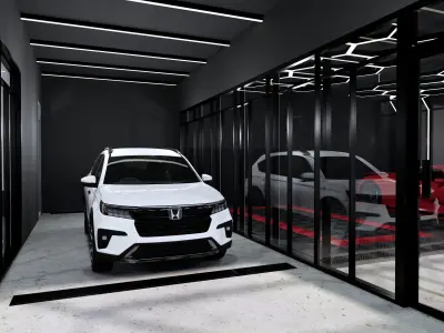 Modern Luxury Car Wash  3D model