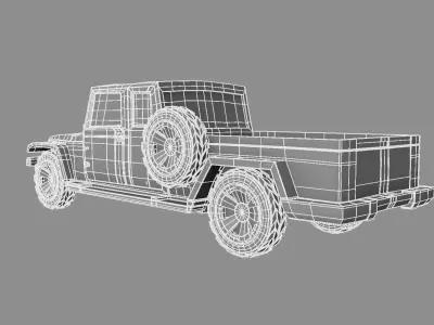 3D Jeep wrangler - wrangler 3D model