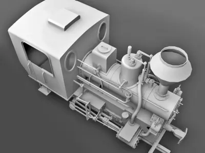 MAV 399 Steam Locomotive Free 3D model