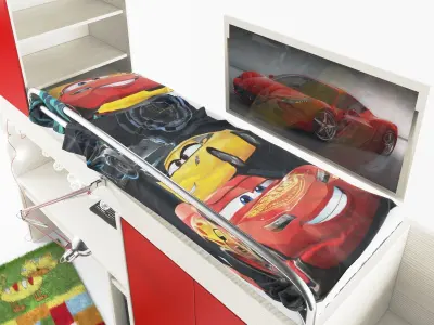 Kid room set 3D model