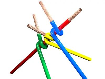 3d wires and cables 3D print model