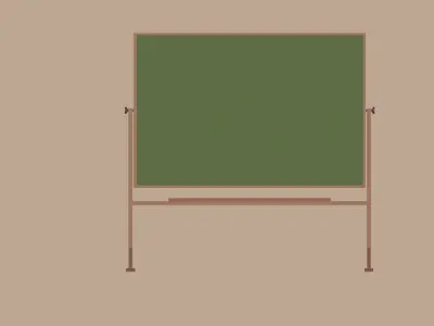 Chalkboard 3D model
