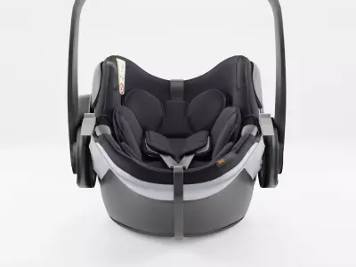 3D Model of Prams and Strollers - Baby Car Seat Besafe IZI GO Low-poly 3D model