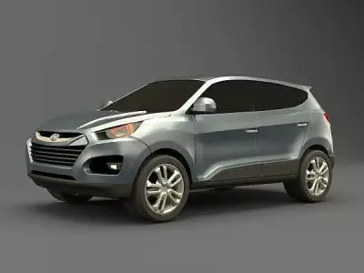 Hyundai ix35 SUV redesigned  3D model