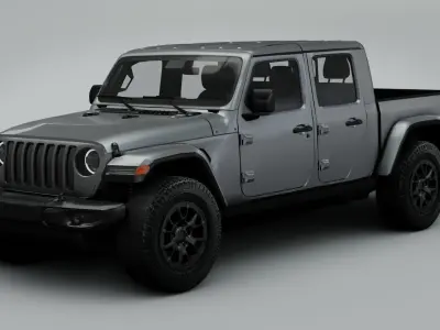 Jeep Wrangler Rubicon 392 2021 Gladiator 3D model