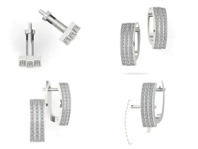 Earrings od77 3D print model