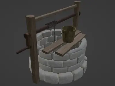 Medieval Well Free 3D model