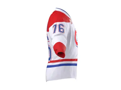 Hockey Jersey Montreal Canadiens 3D model