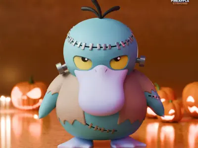 psyduck halloween 2025 3D print model